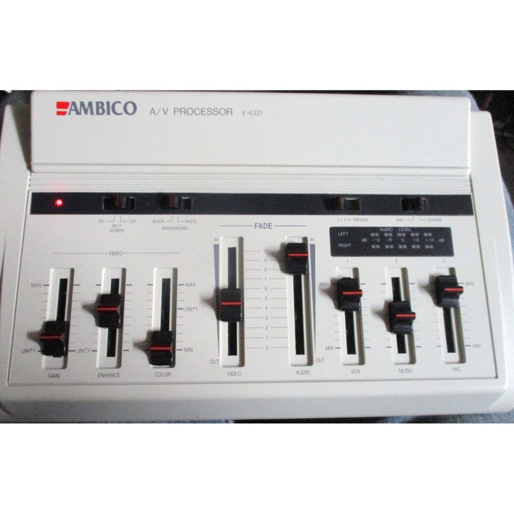 Vintage 90's AMBICO Editing A/V Processor V-6321